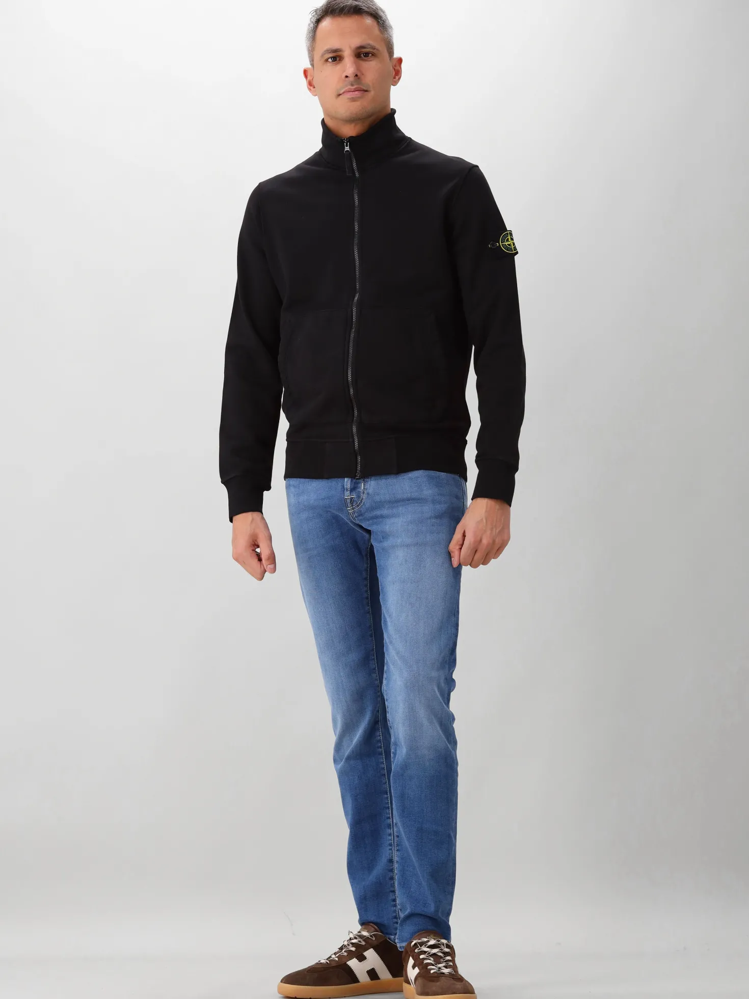 Stone Island Vest Zwart