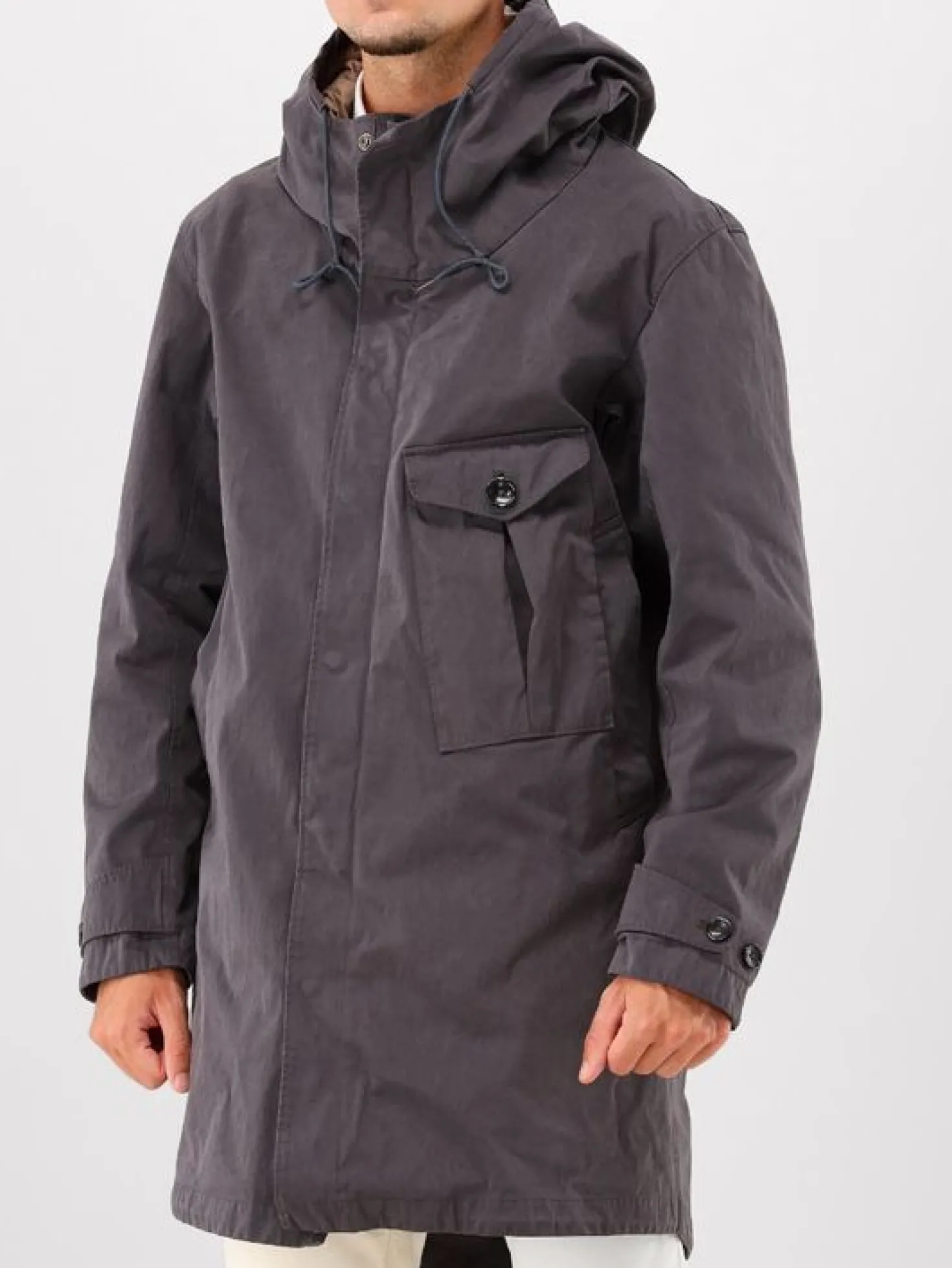 Ten-C Parka Jas Blauw Cyclone