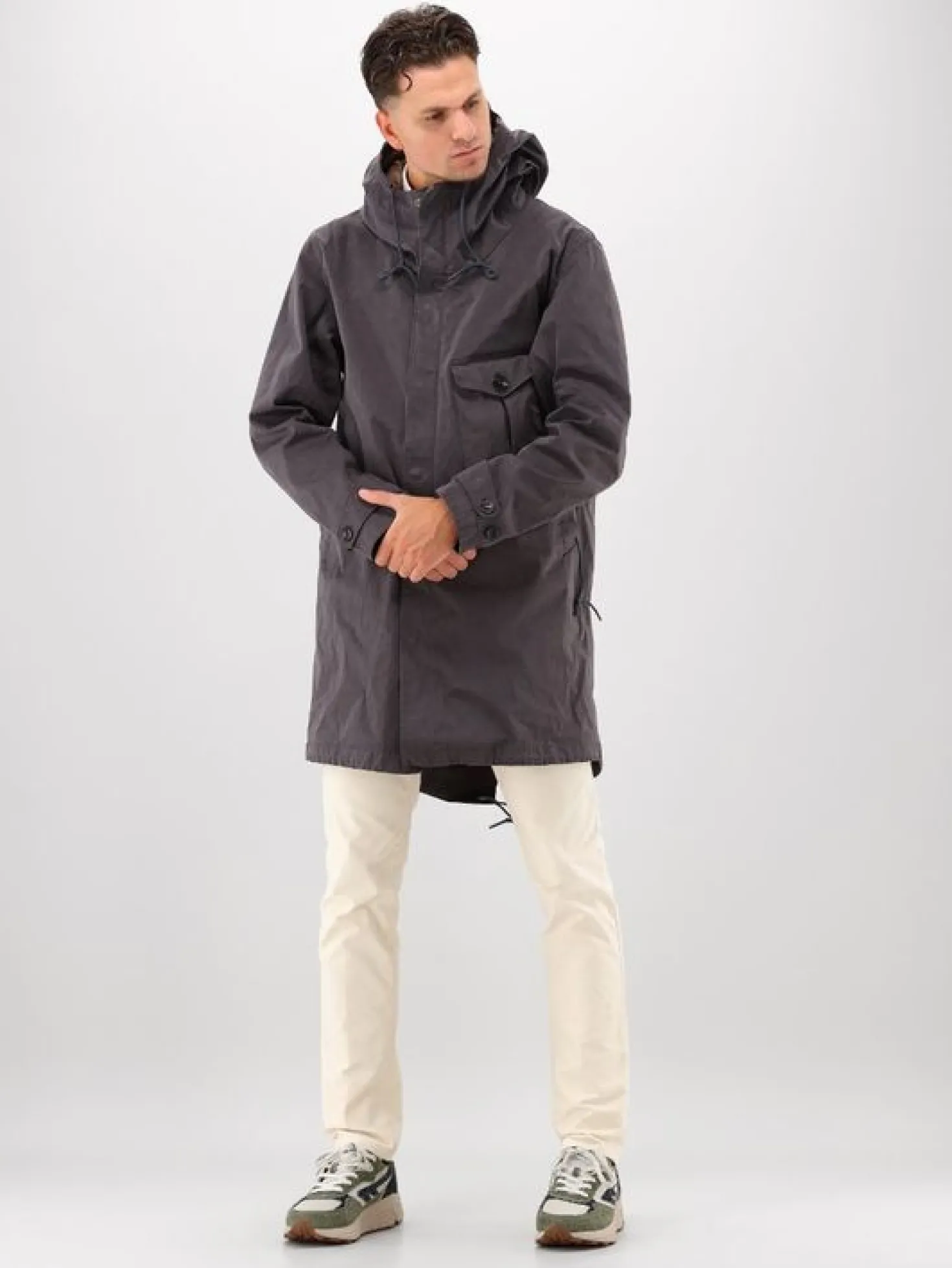 Ten-C Parka Jas Blauw Cyclone