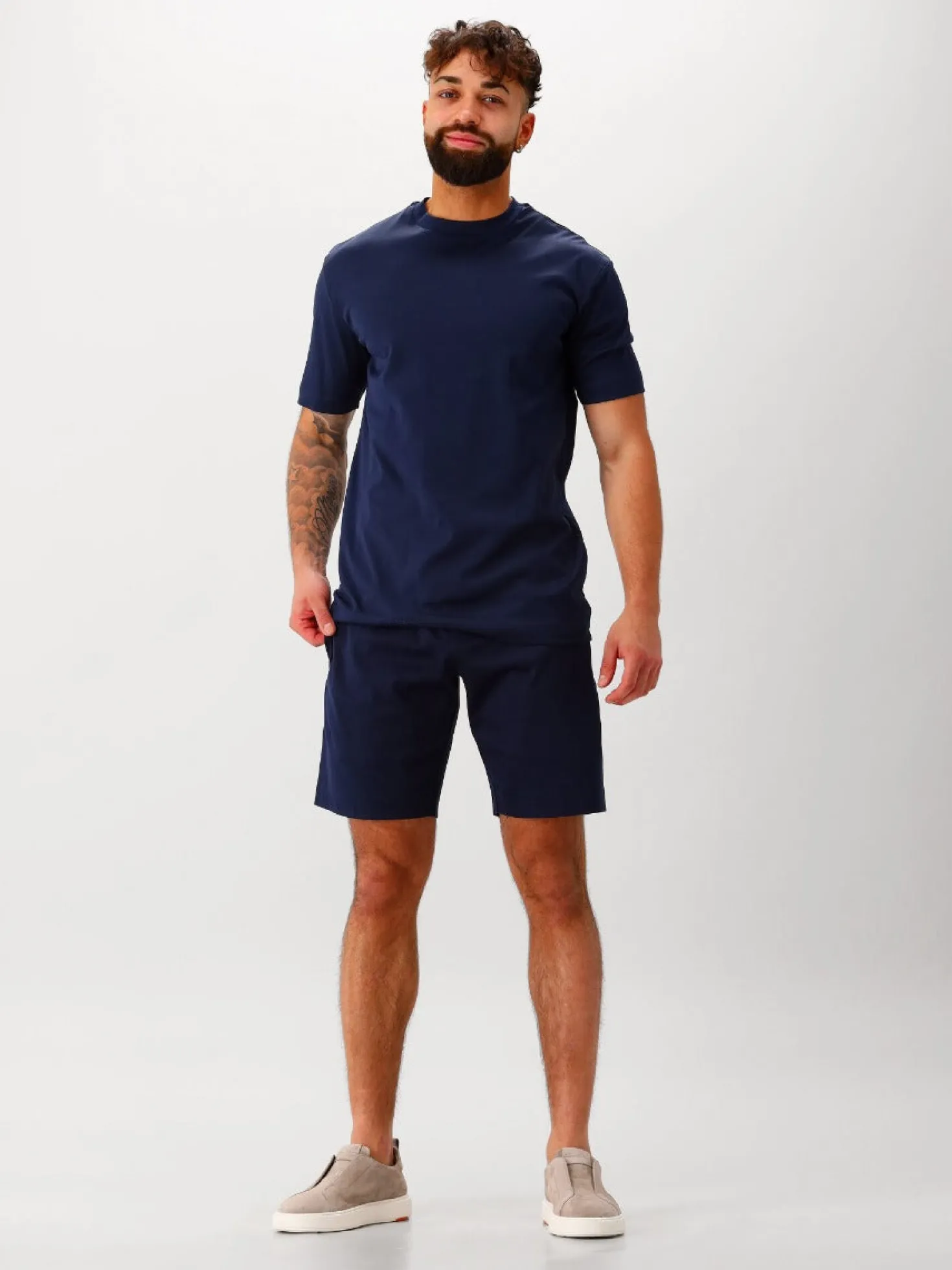 Valenza Korte Broek Donker Blauw Interlock Supima 42
