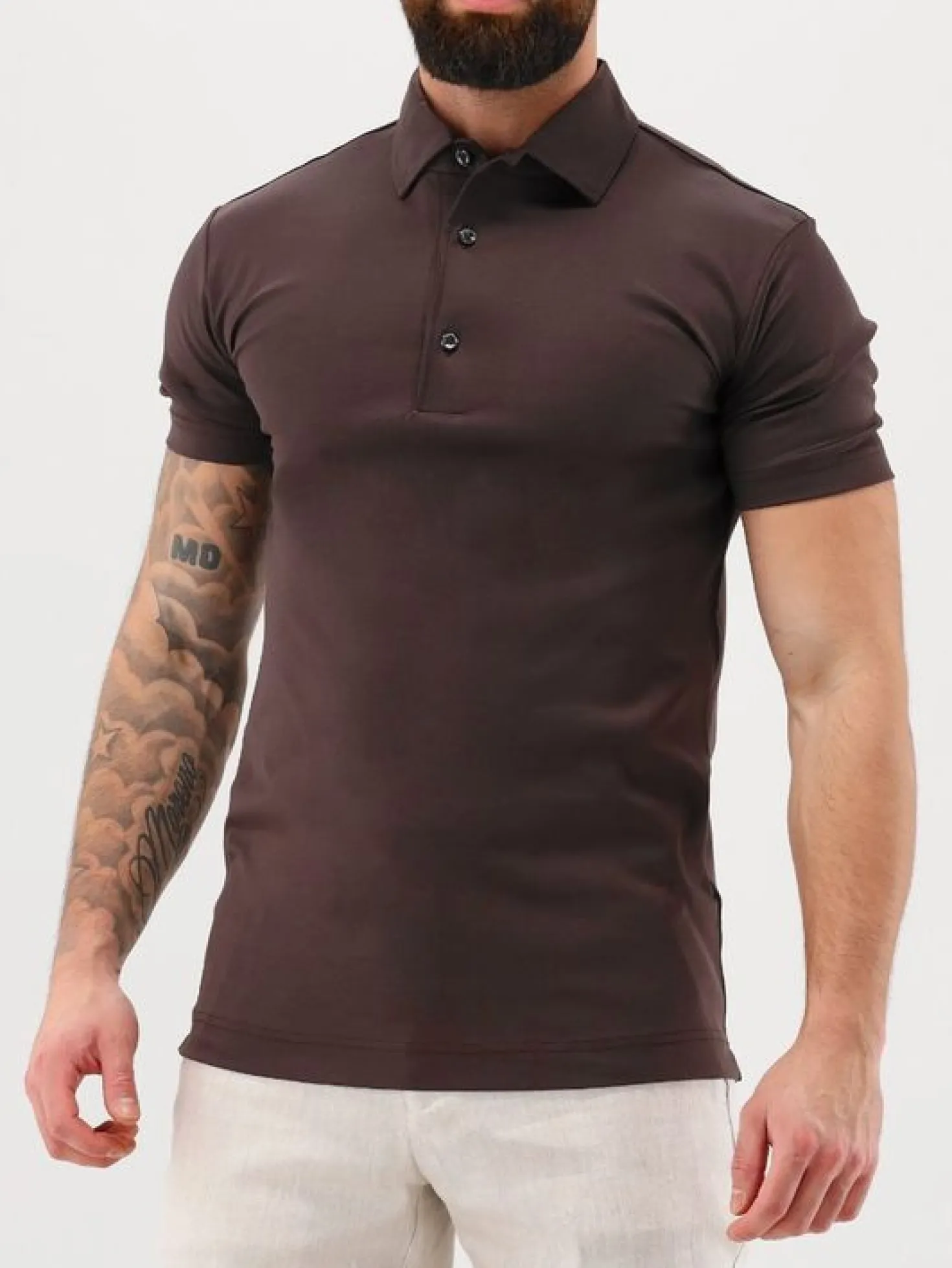 Valenza Polo Supima Polo Schiller Ebony Brown