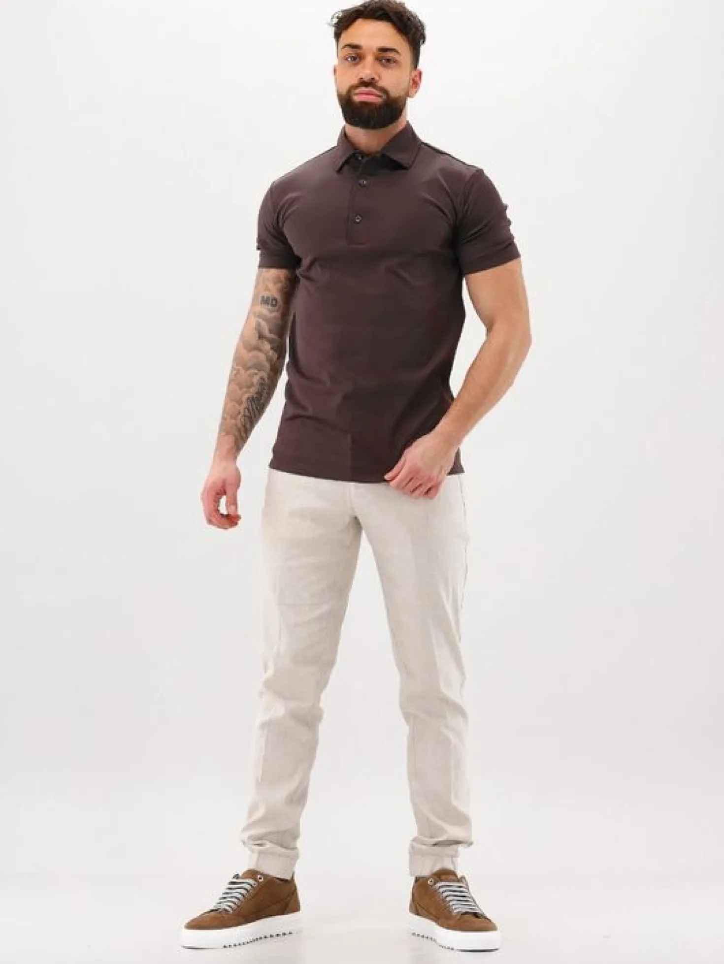 Valenza Polo Supima Polo Schiller Ebony Brown