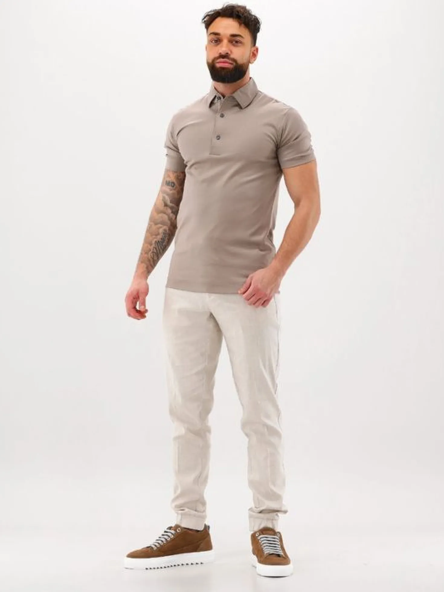 Valenza Polo Supima Polo SchillerLead Grey 68