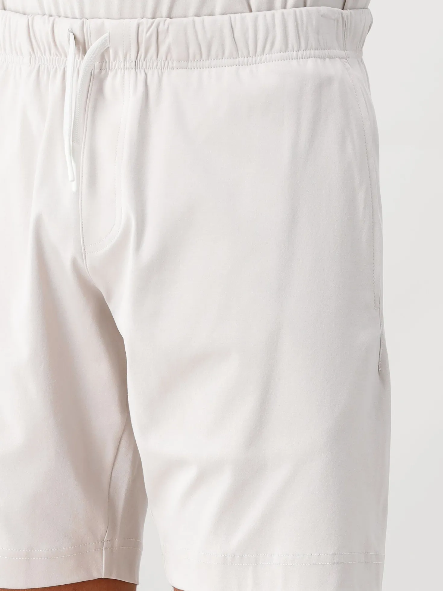 Valenza Short Grijs Interlock Supima Sport Shorts Pearl Grey 15