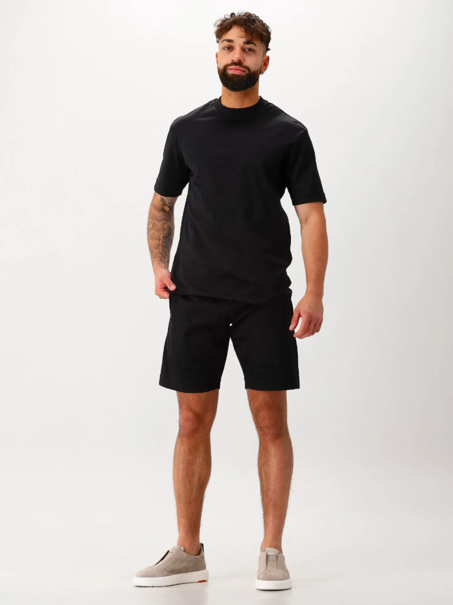 Valenza Short Zwart Interlock Supima 48