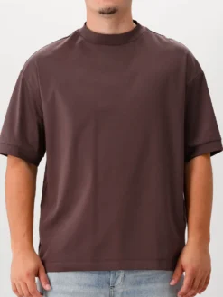 Valenza T-Shirt Bruin Heavy Supima Oversized