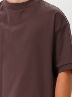 Valenza T-Shirt Bruin Heavy Supima Oversized