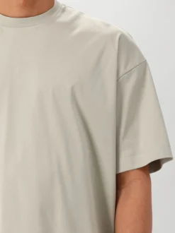 Valenza T-shirt Groen Interlock Supima Oversized