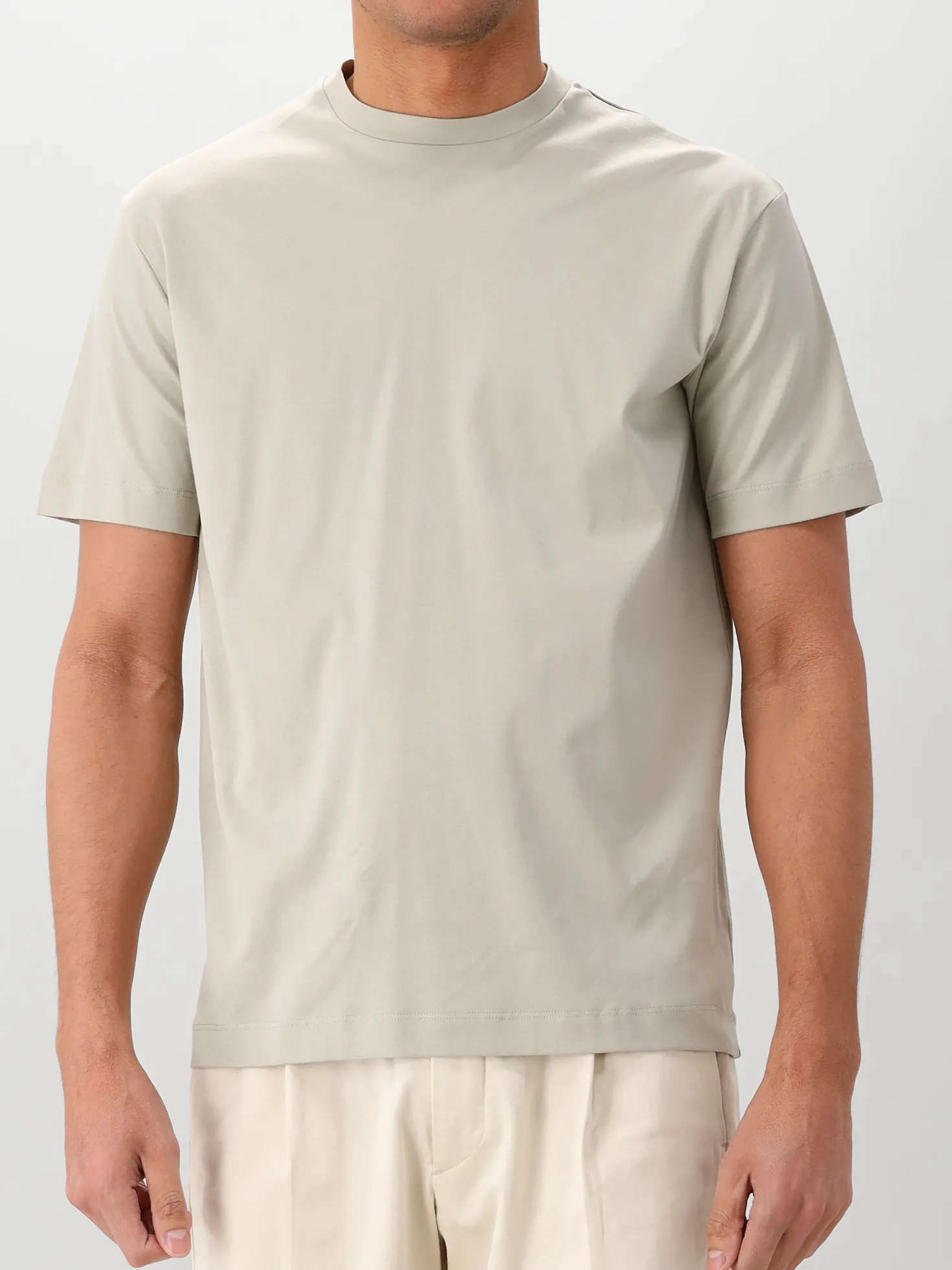 Valenza T-shirt Groen Interlock Supima 1001