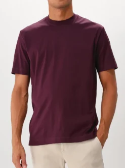 Valenza T-shirt Interlock Supima Burgundy Red
