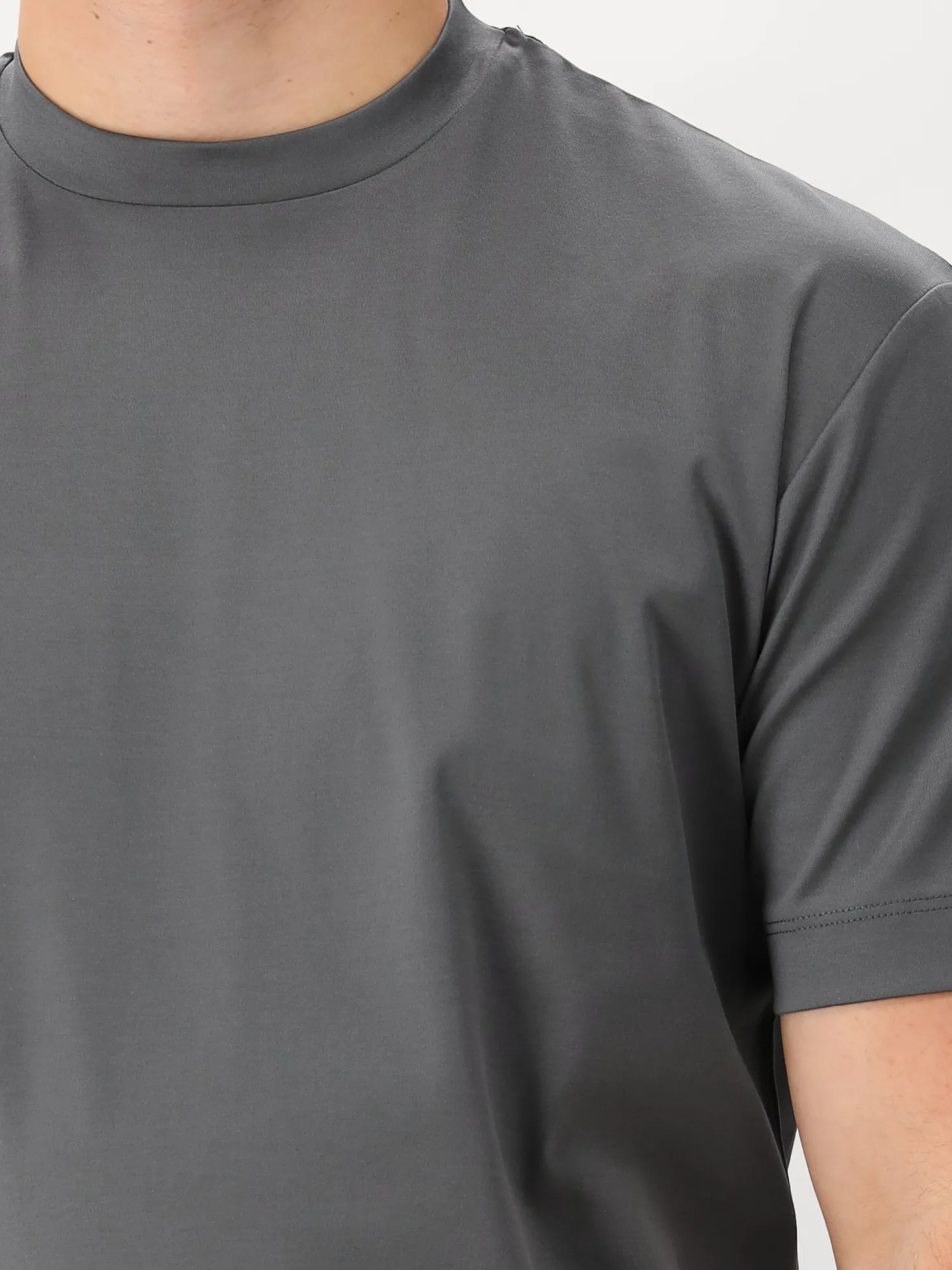 Valenza T-shirt Interlock Supima Dark Grey