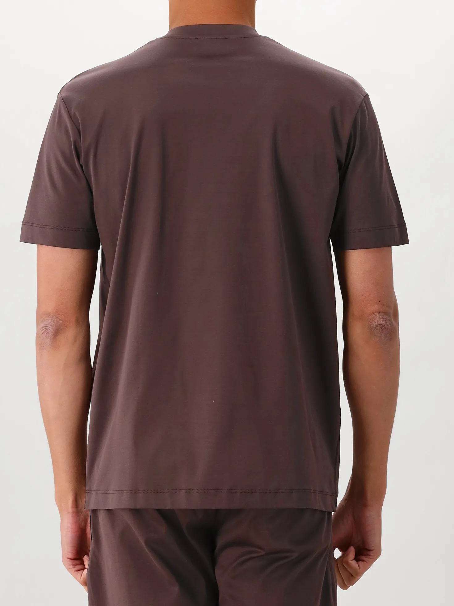 Valenza T-shirt Interlock Supima Ebony Brown
