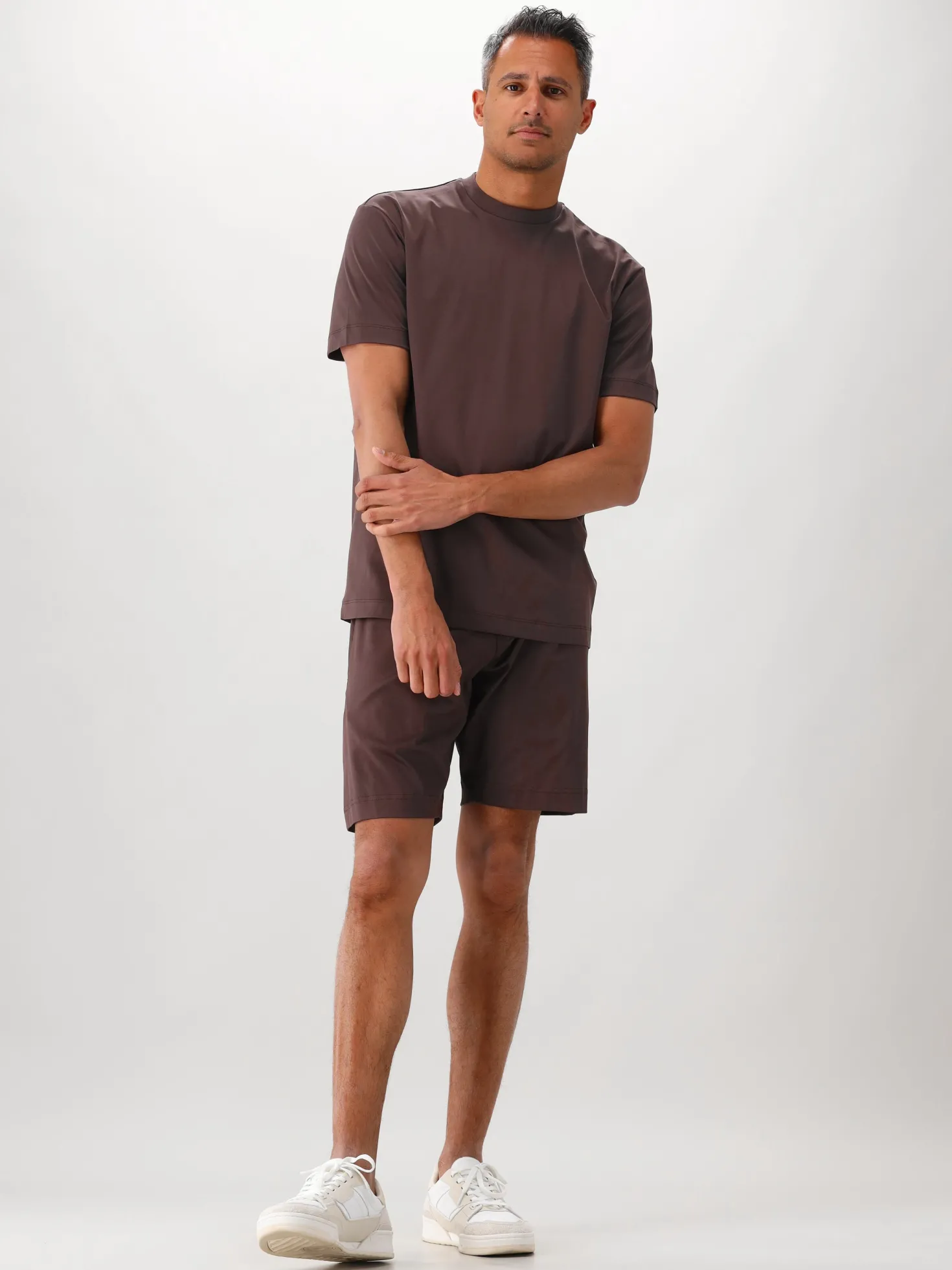 Valenza T-shirt Interlock Supima Ebony Brown