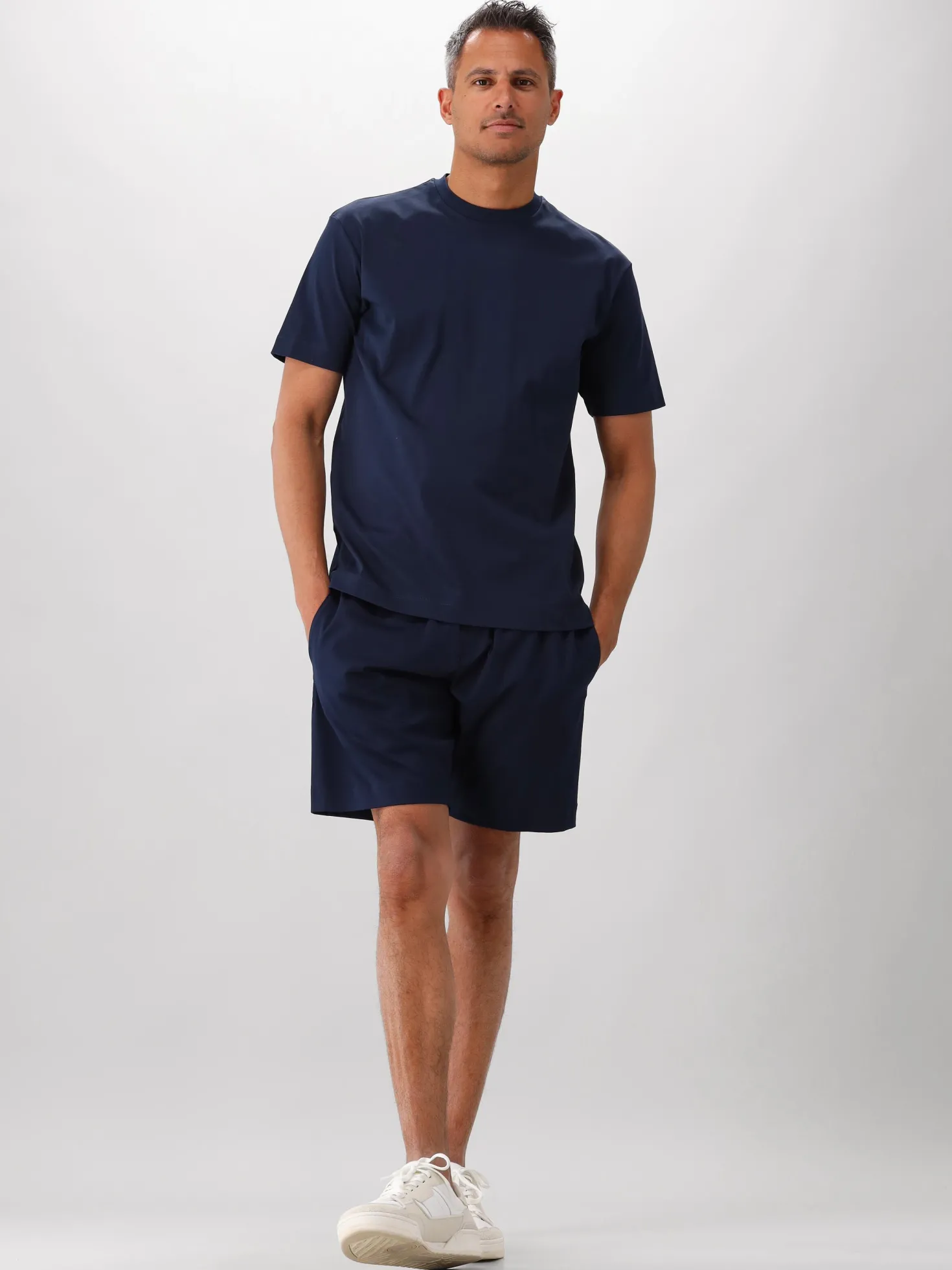 Valenza T-shirt Interlock Supima Navy