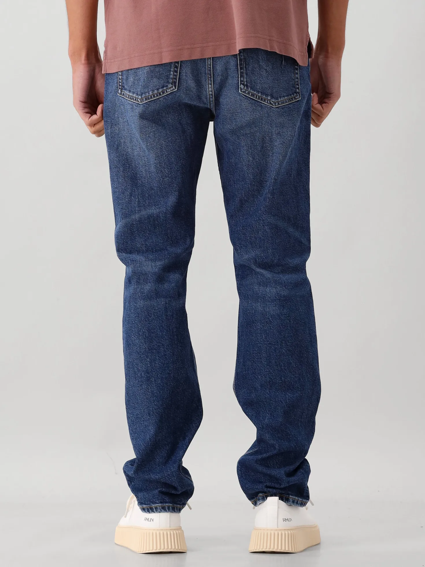 Won Hundred Jeans Blauw Archer Stone Dark Blue