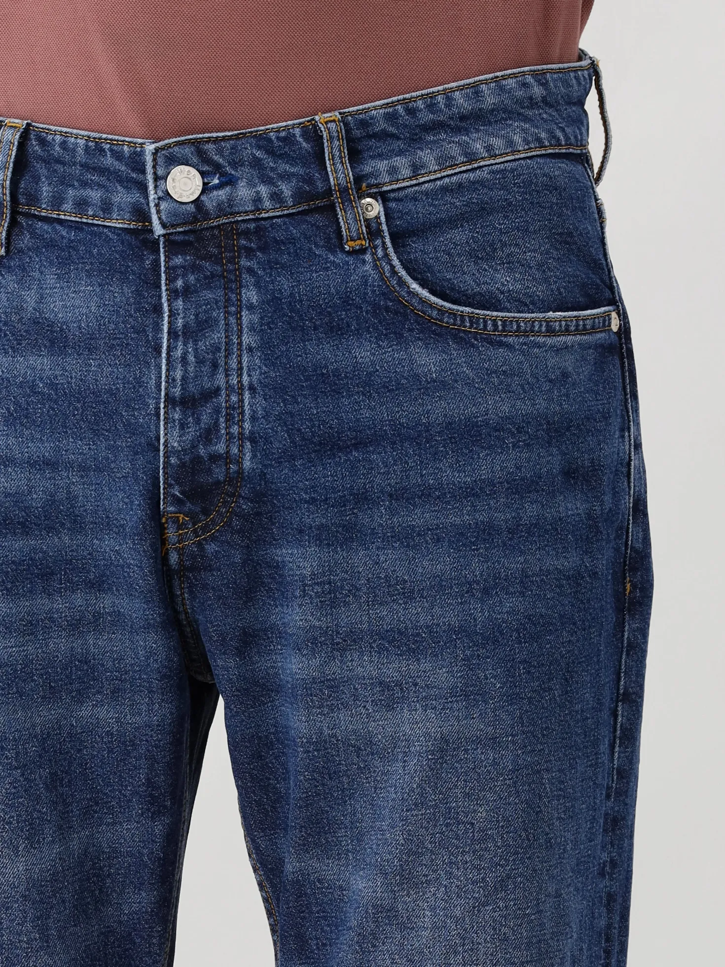 Won Hundred Jeans Blauw Archer Stone Dark Blue