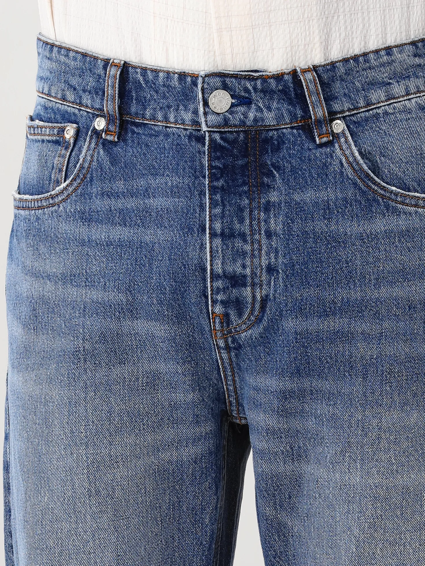 Won Hundred Jeans Blauw Ben R50 Quart Blue