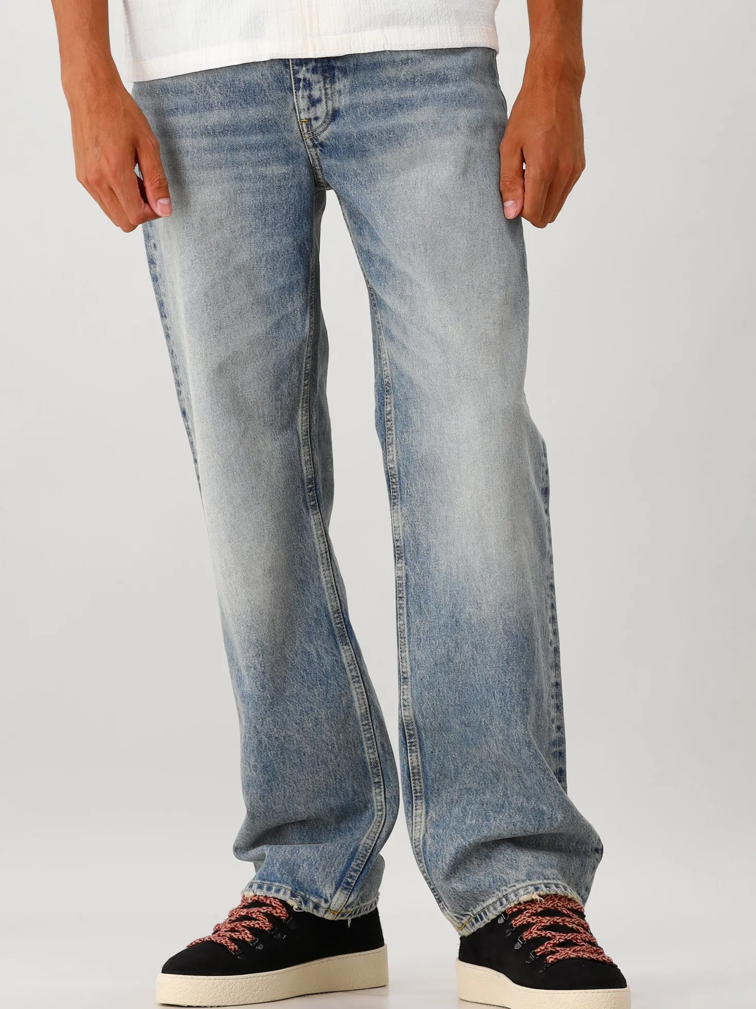 Won Hundred Jeans Blauw Steve Cel Tinted Blue
