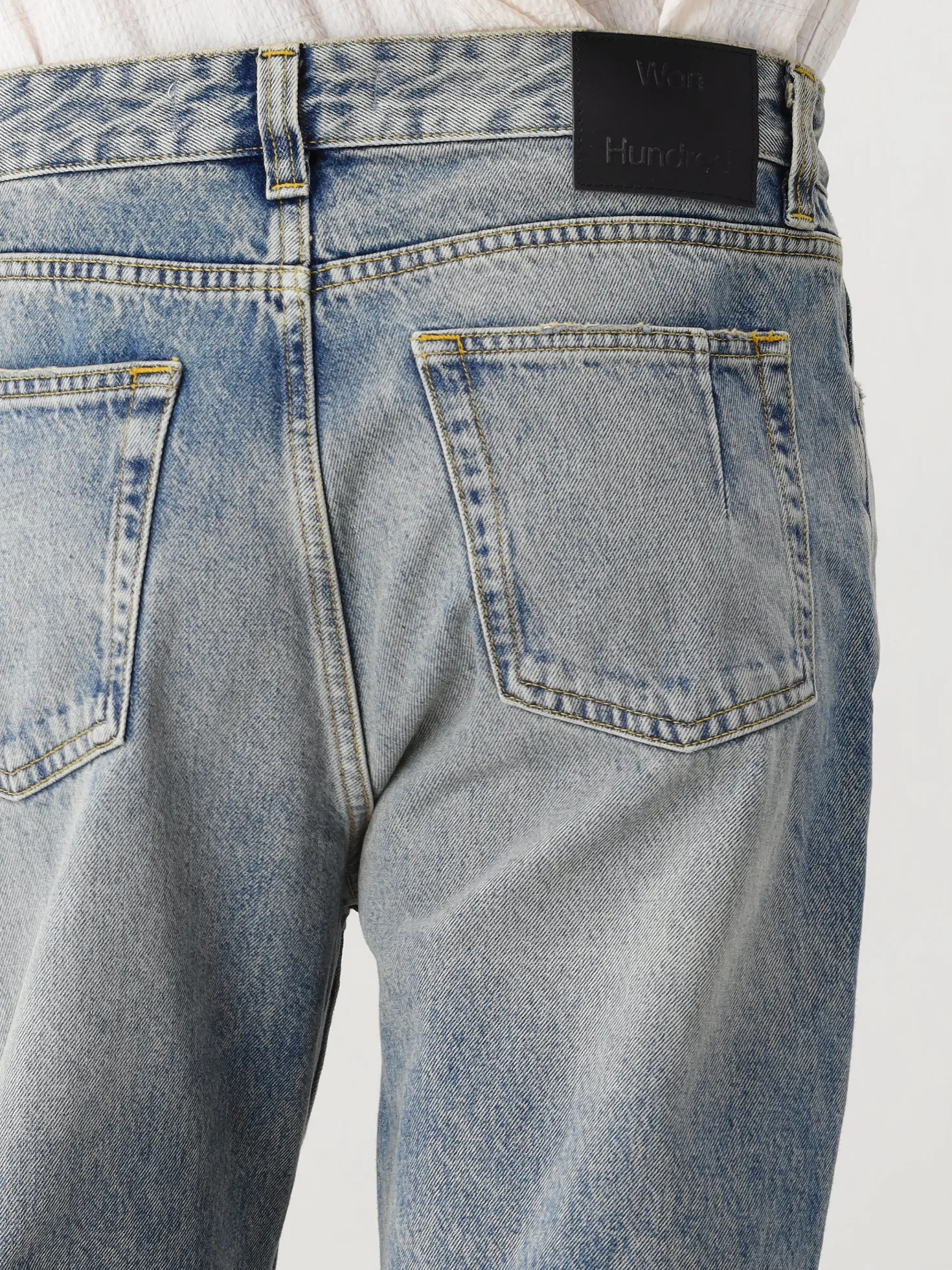 Won Hundred Jeans Blauw Steve Cel Tinted Blue