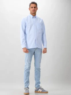 Xacus Overhemd Blauw Legacy Shirt 421ML 11285 002