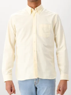 Xacus Overhemd Geel Legacy Shirt 421ML 21227 001
