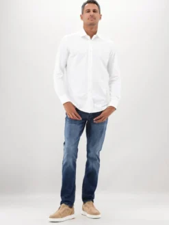 Xacus Overhemd Wit Active Shirt Tailor Fit ACT558ML 11460 001