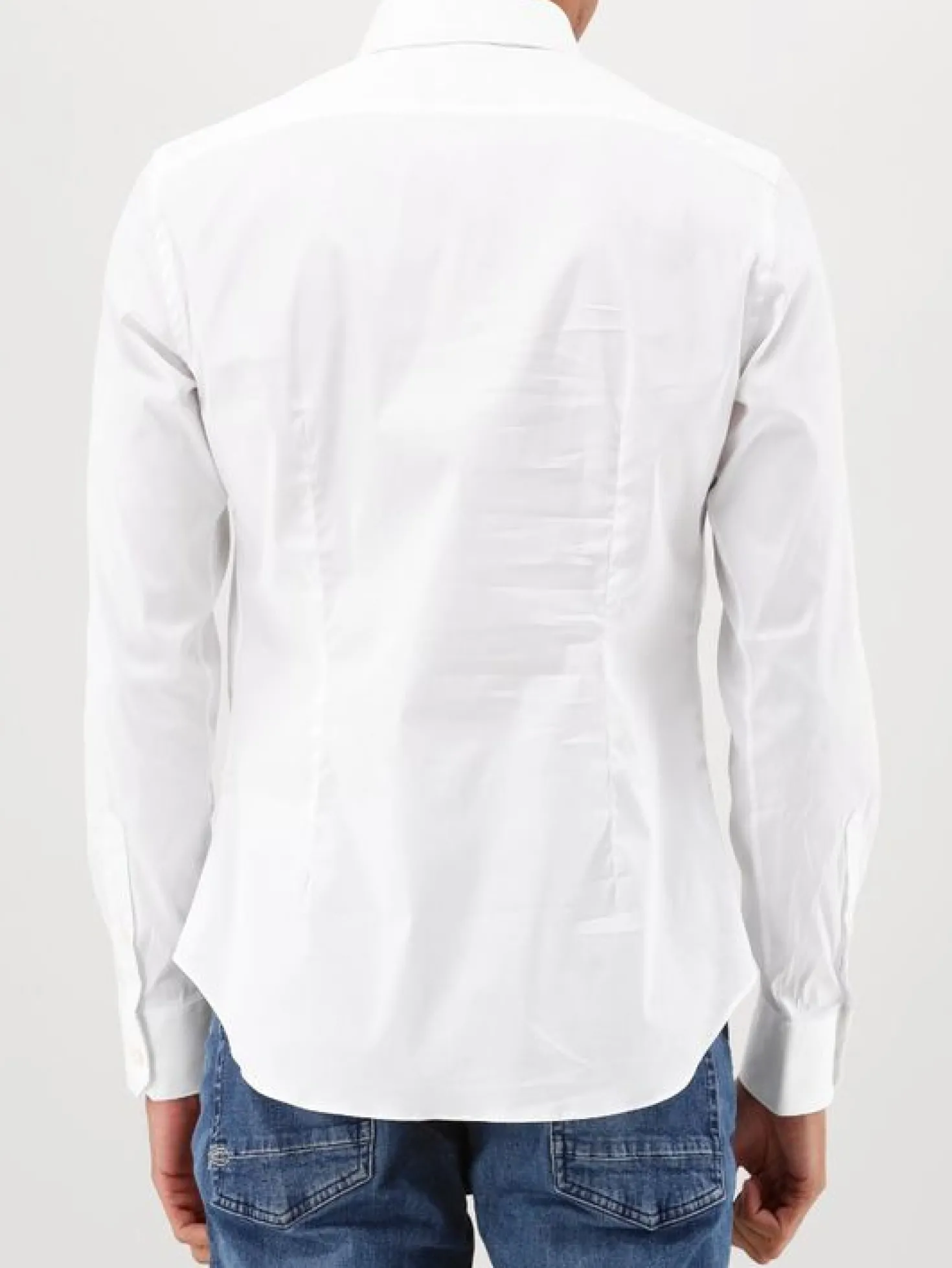 Xacus Overhemd Wit Classic Shirt Slim Fit