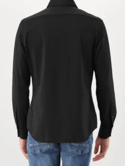 Xacus Overhemd Zwart Active Shirt Tailor Fit ACT558ML 11460 004
